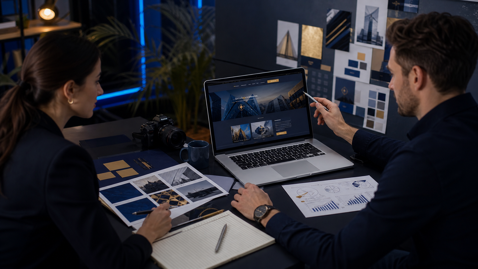 Web design and content production